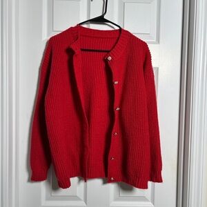 Red Cardigan
